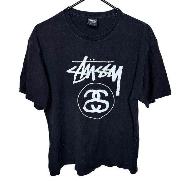 Stussy Front Stock Link T Shirt Medium - Picture 1 of 3